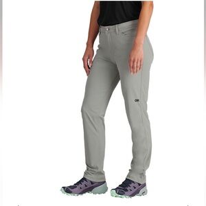Outdoor Research Womens Ferrosi Convert Pants Hiking Active Gray 14